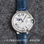 TW Factory Cartier Ballon Bleu 8217 Movement 42/37/33MM White Dial Watch
